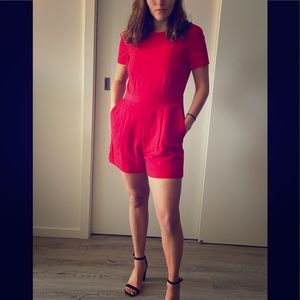 NWT Banana Republic Red Romper
